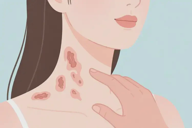 女性脖子上出濕疹可不可以根治(圖2)