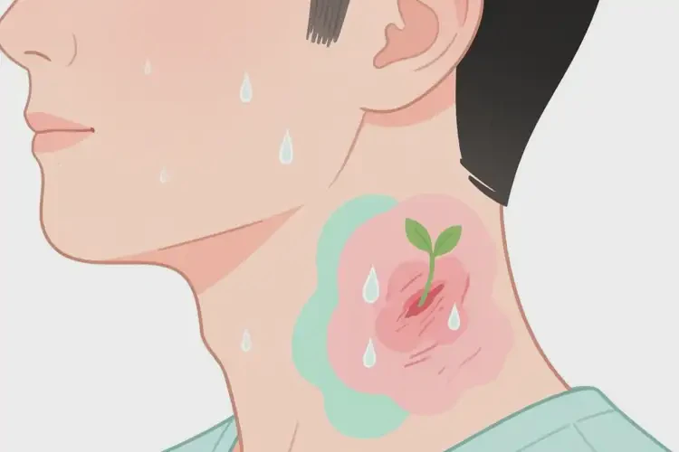 男人脖子經(jīng)常長濕疹可不可以根治(圖1)