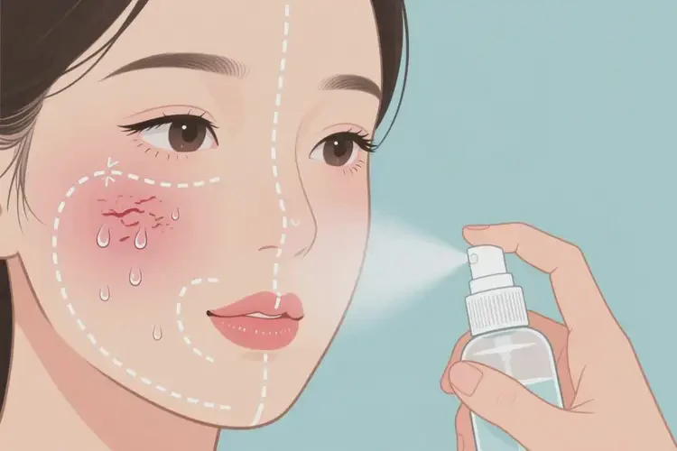 青年人脸上偶尔起湿疹可不可以根治(图1)