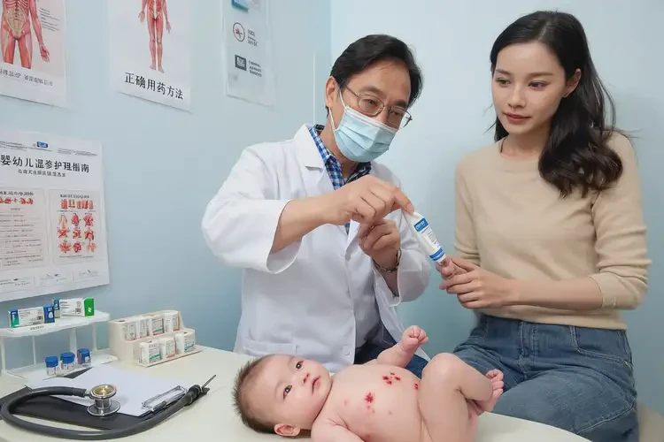 新生兒肚子長(zhǎng)濕疹不管它會(huì)自己痊愈嗎(圖2)