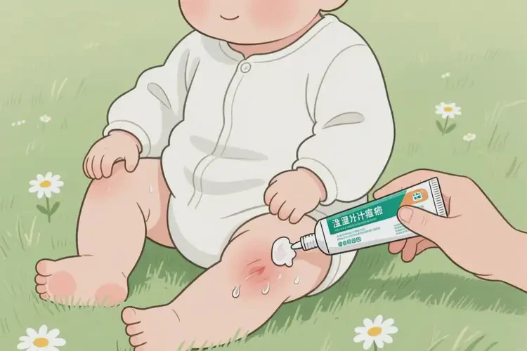 嬰兒四肢有濕疹可以治好嗎(圖3)