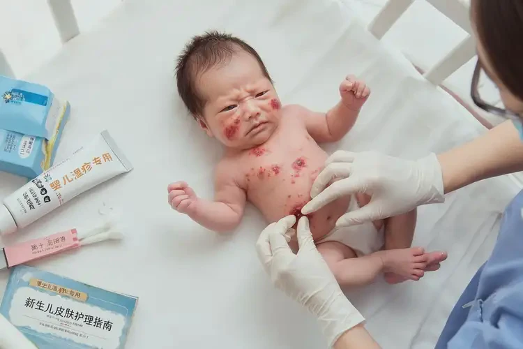 新生兒脖子經(jīng)常長濕疹可不可以根治(圖4)