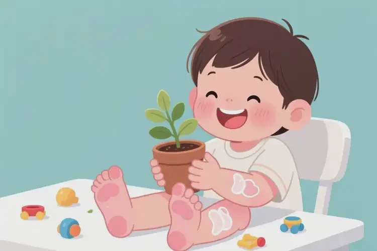 兒童四肢長濕疹可以治好嗎(圖1)