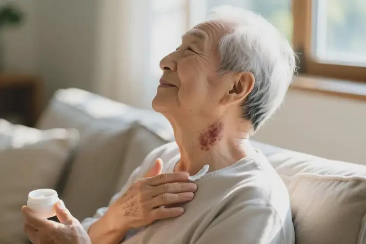 高齡老人脖子上起濕疹可不可以根治(圖4)