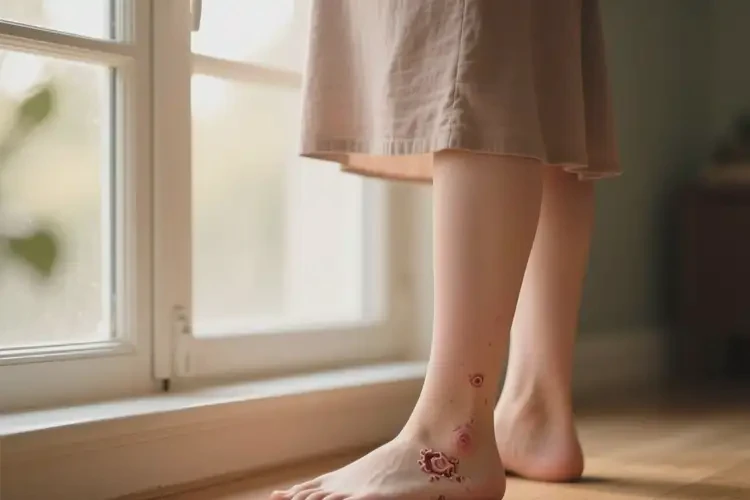 產(chǎn)婦腳上有濕疹可不可以根治(圖1)