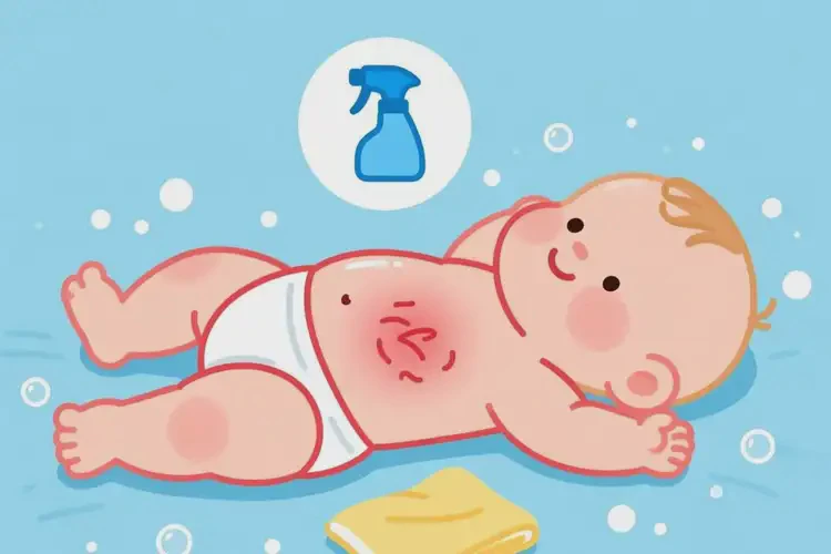 小兒肚子出現(xiàn)濕疹可以治好嗎(圖1)