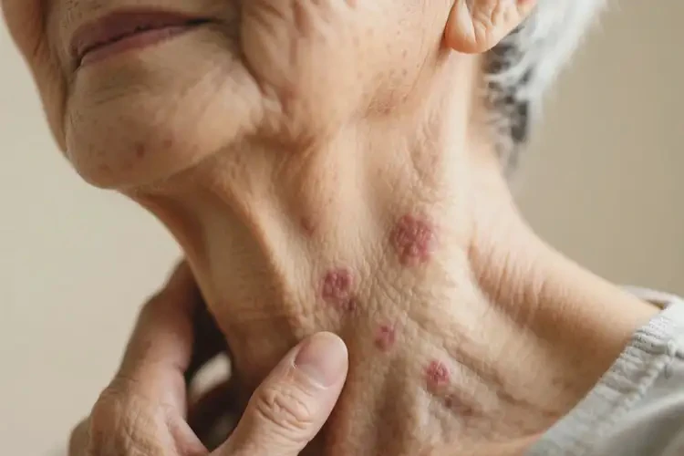 老年人脖子偶爾起濕疹可以治好嗎(圖3)