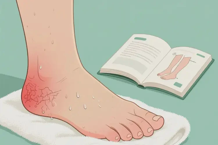 青年人腳上容易起濕疹可不可以根治(圖1)