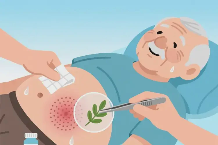 老人肚子上經(jīng)常長(zhǎng)濕疹可不可以根治(圖1)