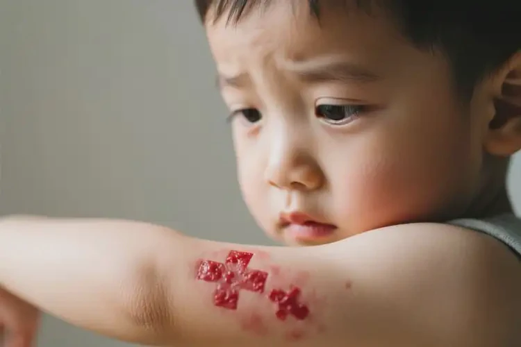 小學(xué)生手臂上長(zhǎng)濕疹可不可以根治(圖2)