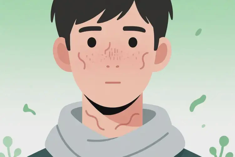 青少年脖子上有濕疹可不可以根治(圖1)