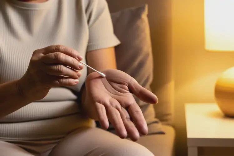 老年人手上出现湿疹可不可以根治(图1)