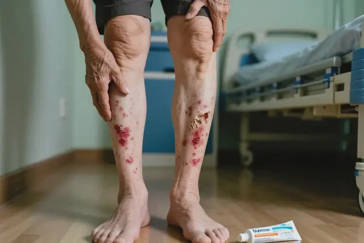 高齡老人小腿長濕疹可不可以根治(圖1)