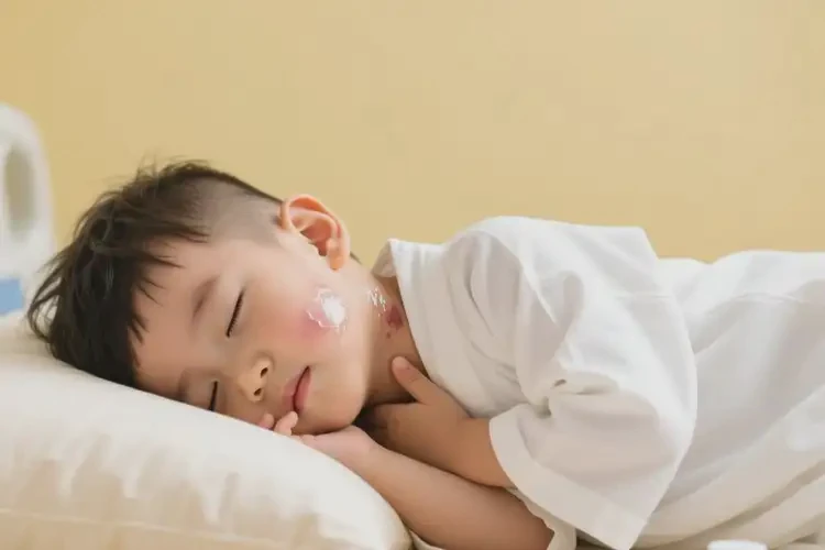 孩子脖子上長濕疹可以治好嗎(圖2)