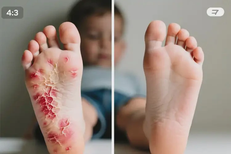 兒童腳上偶爾起濕疹可以治好嗎(圖3)