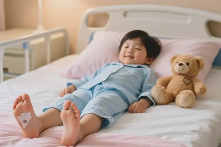 兒童腳上偶爾長(zhǎng)濕疹可不可以根治(圖1)