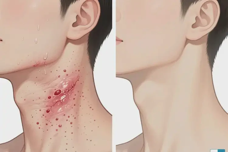 男生脖子有濕疹可不可以根治(圖2)