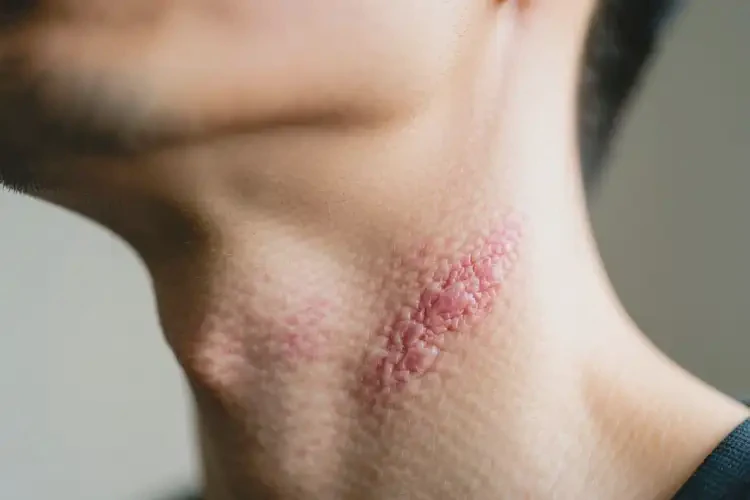 男性脖子有濕疹可以治好嗎(圖2)