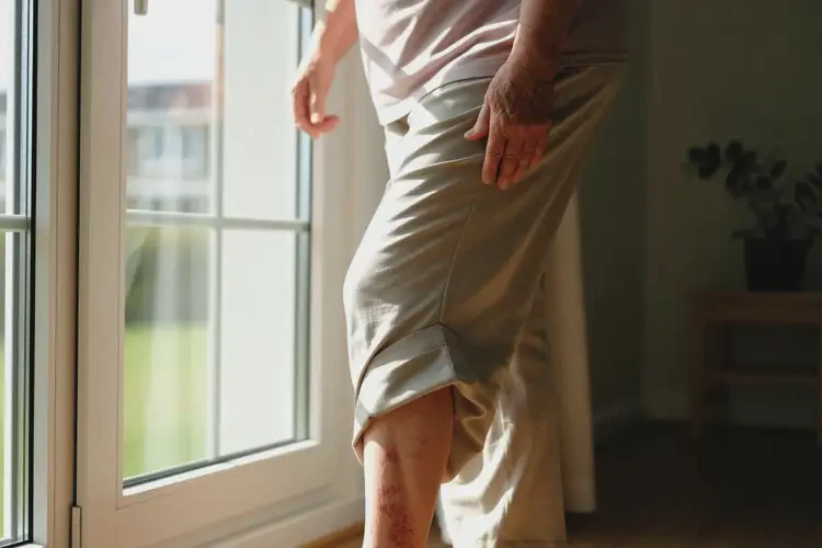 老年人小腿上长湿疹可不可以根治(图1)