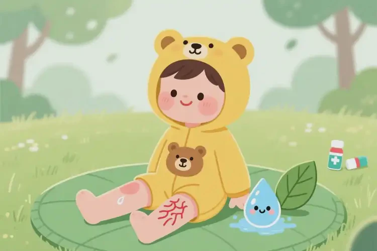 兒童大腿偶爾起濕疹可不可以根治(圖1)