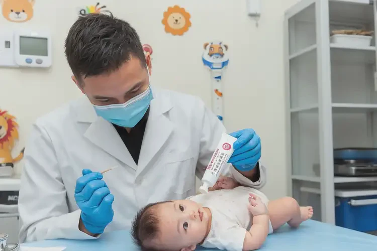 嬰幼兒脖子上起濕疹可以治好嗎(圖3)