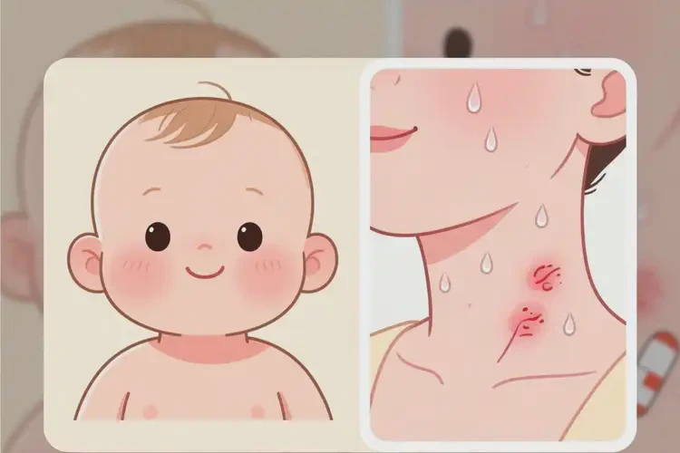 嬰幼兒脖子上容易長濕疹可以治好嗎(圖4)
