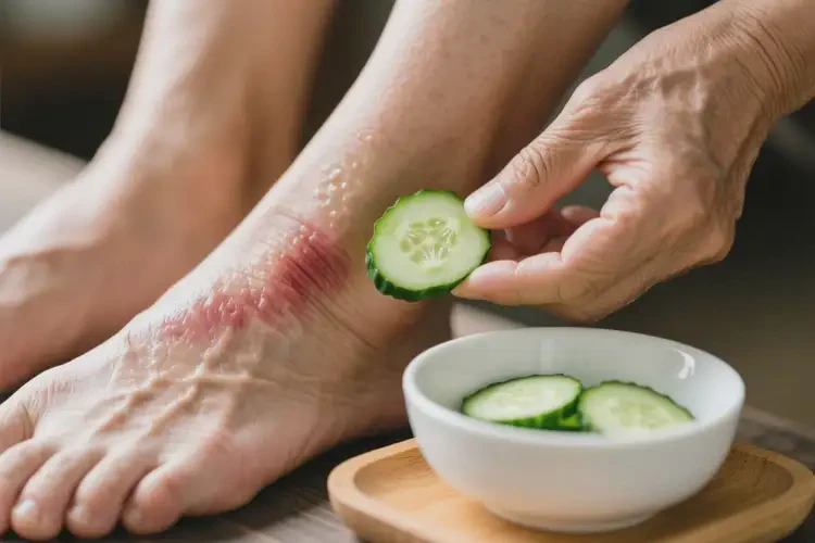 老人腳上經(jīng)常長(zhǎng)濕疹可以治好嗎(圖1)