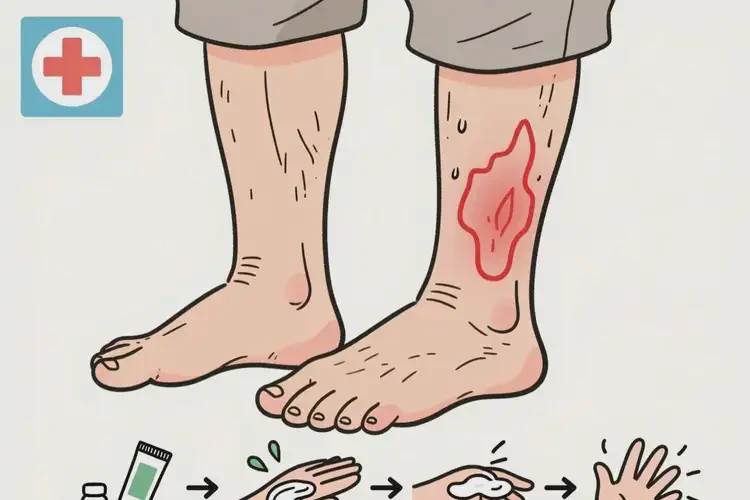 老人小腿上起濕疹可以治好嗎(圖2)