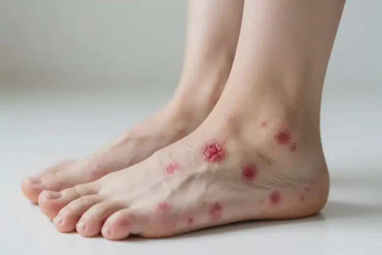 女性腳上經(jīng)常起濕疹可不可以根治(圖4)