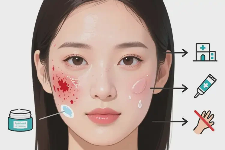 青年人臉上出現(xiàn)濕疹可不可以根治(圖3)