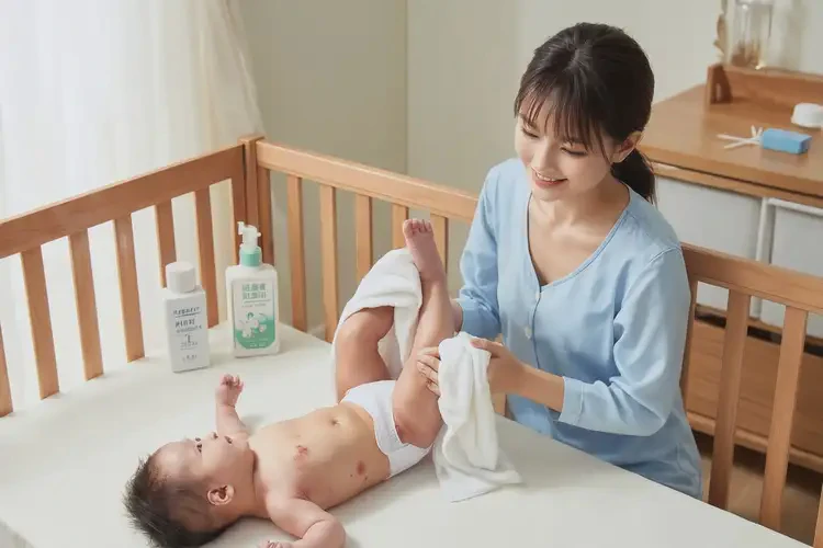 孩子屁股上出現(xiàn)濕疹不管它會自己自愈嗎(圖3)