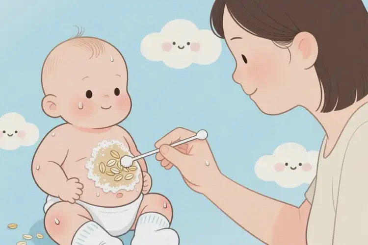 寶寶肚子起濕疹可以治好嗎(圖1)