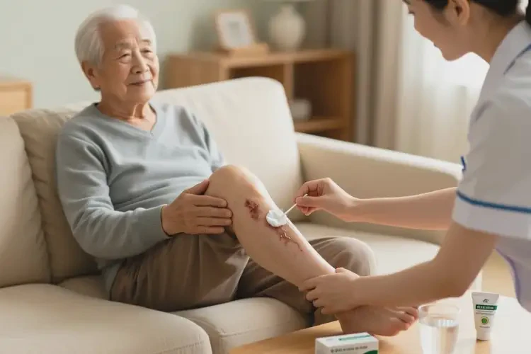 高齡老人大腿上經(jīng)常長濕疹可不可以根治(圖4)