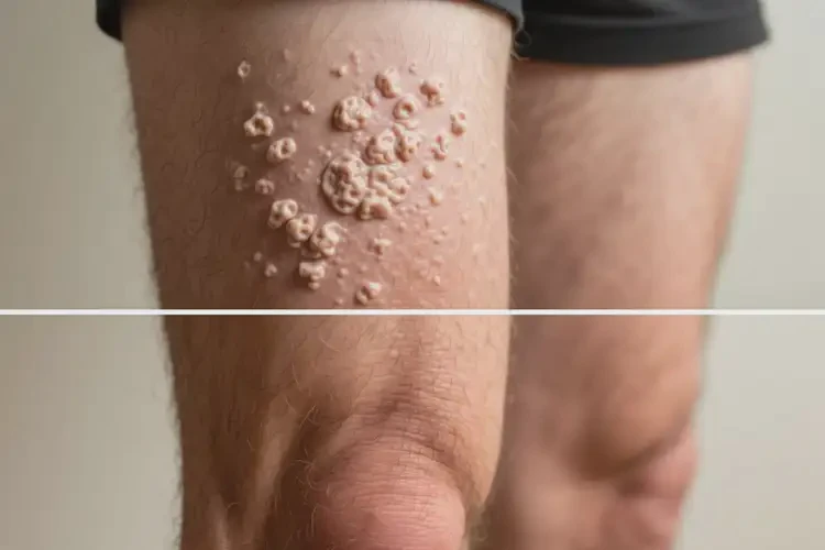 男人大腿上出現(xiàn)濕疹可不可以根治(圖3)