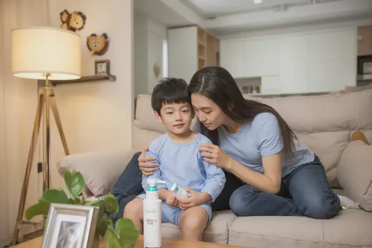 小孩肚子上出現(xiàn)濕疹可以治好嗎(圖1)