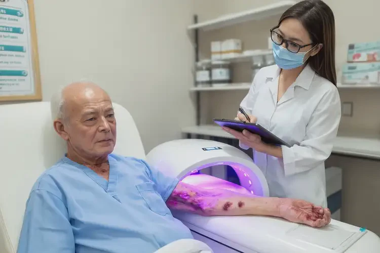 老年人手臂长湿疹可不可以根治(图1)