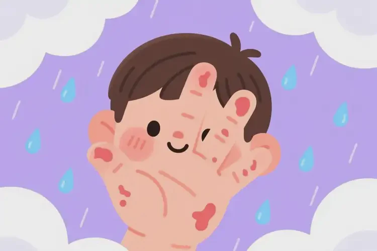 小學(xué)生手上偶爾起濕疹可不可以根治(圖1)