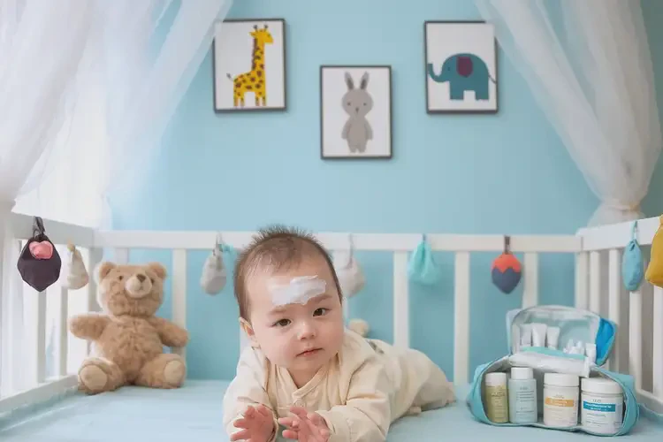 嬰幼兒大腿上長濕疹可以治好嗎(圖1)