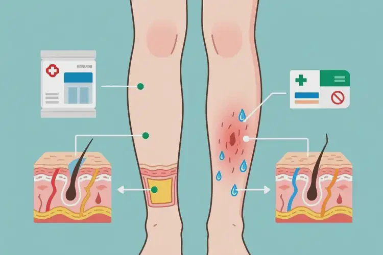 女性小腿上容易起濕疹可不可以根治(圖1)