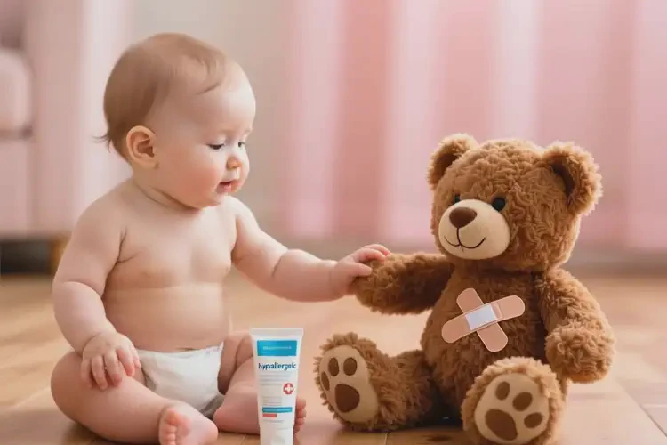 少儿肚子上有湿疹可以治好吗(图1)