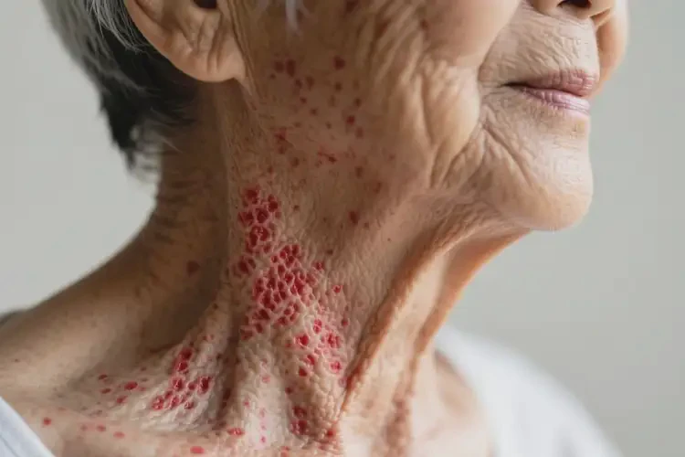 老年人脖子上有濕疹可不可以根治(圖2)