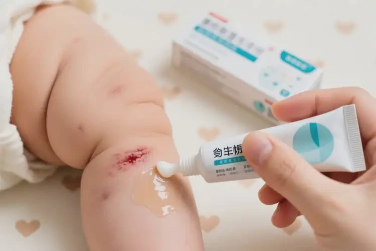 嬰幼兒大腿起濕疹可以治好嗎(圖1)