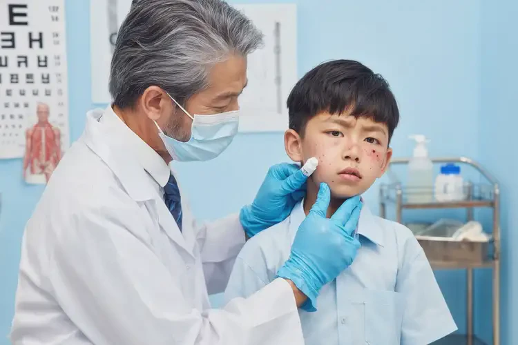 小孩面部出湿疹可以治好吗(图3)