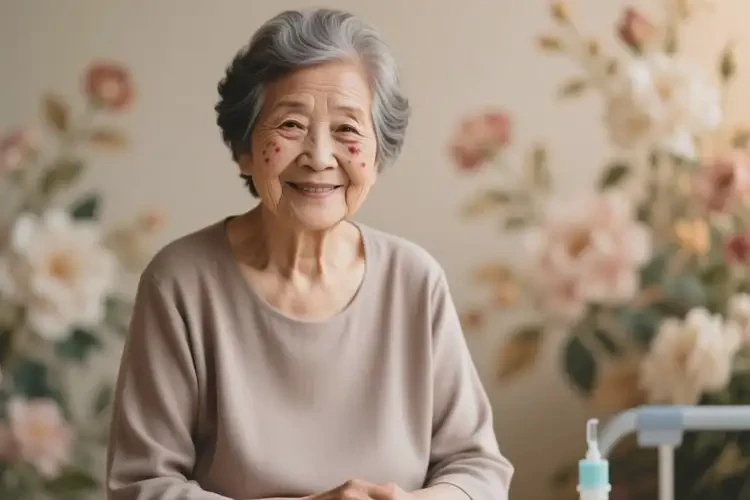 老人臉上偶爾起濕疹可以治好嗎(圖1)