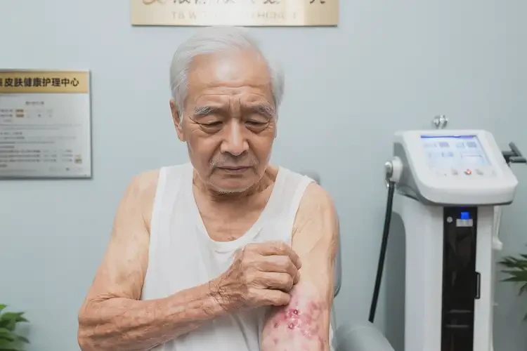 高齡老人身上容易長濕疹可不可以根治(圖1)