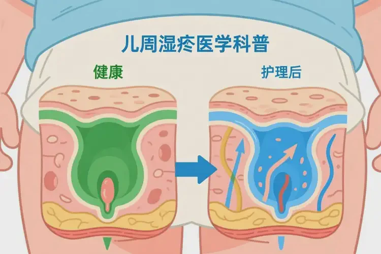 兒童肛周出現(xiàn)濕疹可不可以根治(圖1)