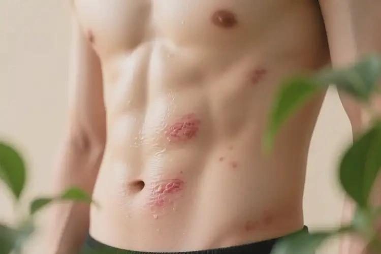 男性肚子上容易長濕疹可以治好嗎(圖4)