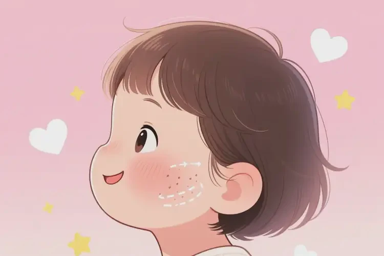 小孩面部经常起湿疹可以治好吗(图1)