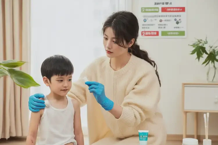 孩子肚子上偶爾長濕疹可以治好嗎(圖2)