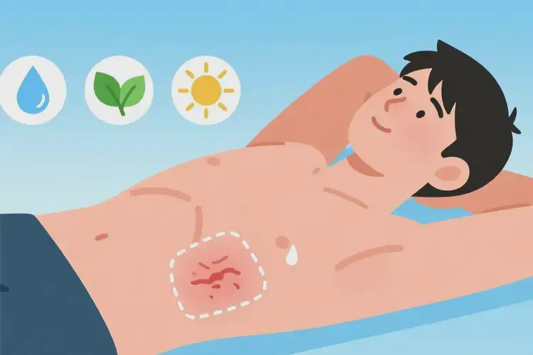 男生肚子上容易長濕疹可不可以根治(圖1)